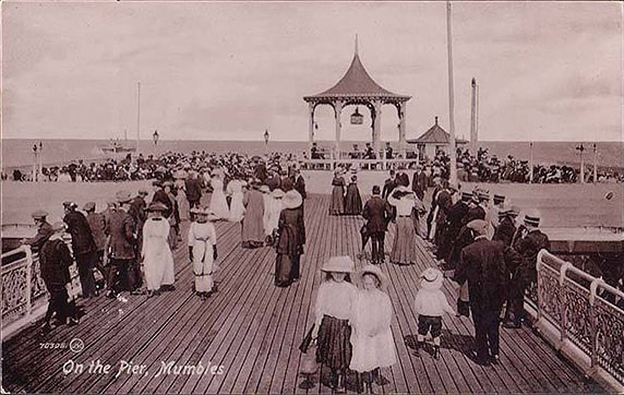 On the Pier Mumbles 1898